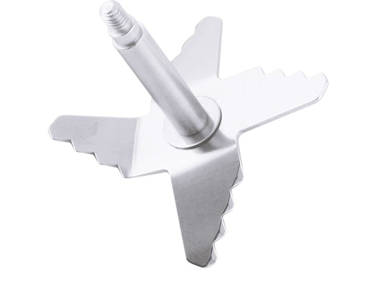 Serrated blender blade