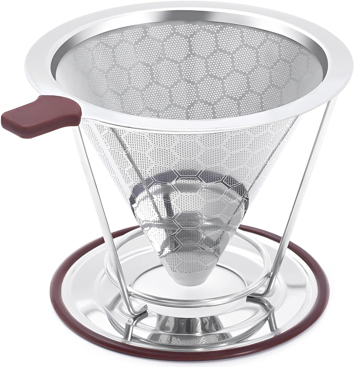 Stainless steel juicer filter basket with handle